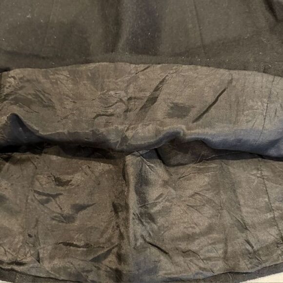 I.N.C. International Concepts Wool Mini Skirt Black Side Zip Lined Size 2 - Picture 5 of 8